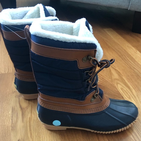 Lands’ End Duck Snow Waterproof Boots Size 7 - Picture 3 of 10